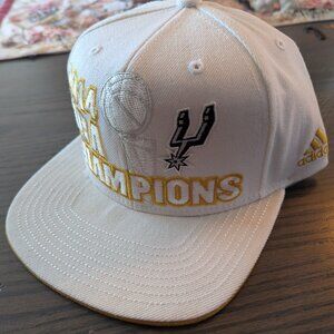 San Antonio Spurs 2014 NBA Champions Official Locker Room Hat new